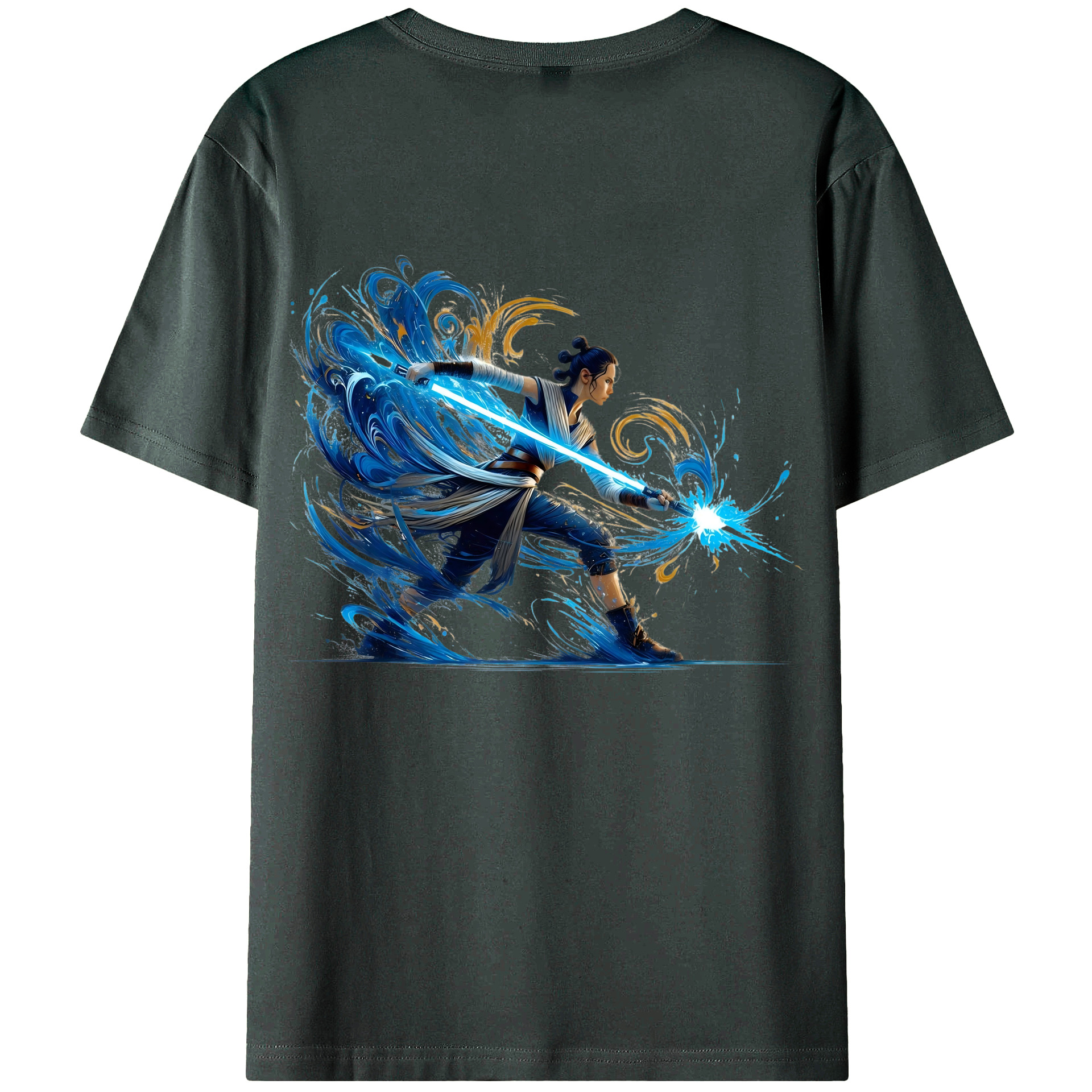 （画像用） スター・ウォーズ Star Wars 綿100％ メンズ半袖Tシャツ（バックプリント） 通気性